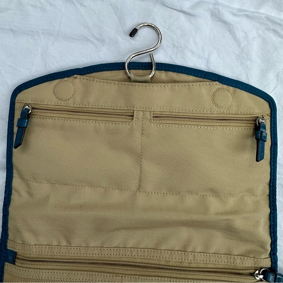 Teal Coach Toiletry Bag - Picture 4 of 11